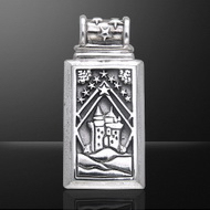 Ten of Pentacles Tarot Pendant