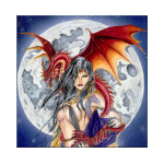 Nene Thomas Dragon Moon Table Tile