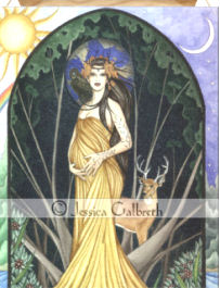 Jessica Galbreth Mother Earth Ceramic Wall Tile Large Image